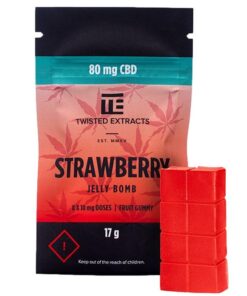 Twisted Extracts – CBD-Erdbeergelee-Bombe